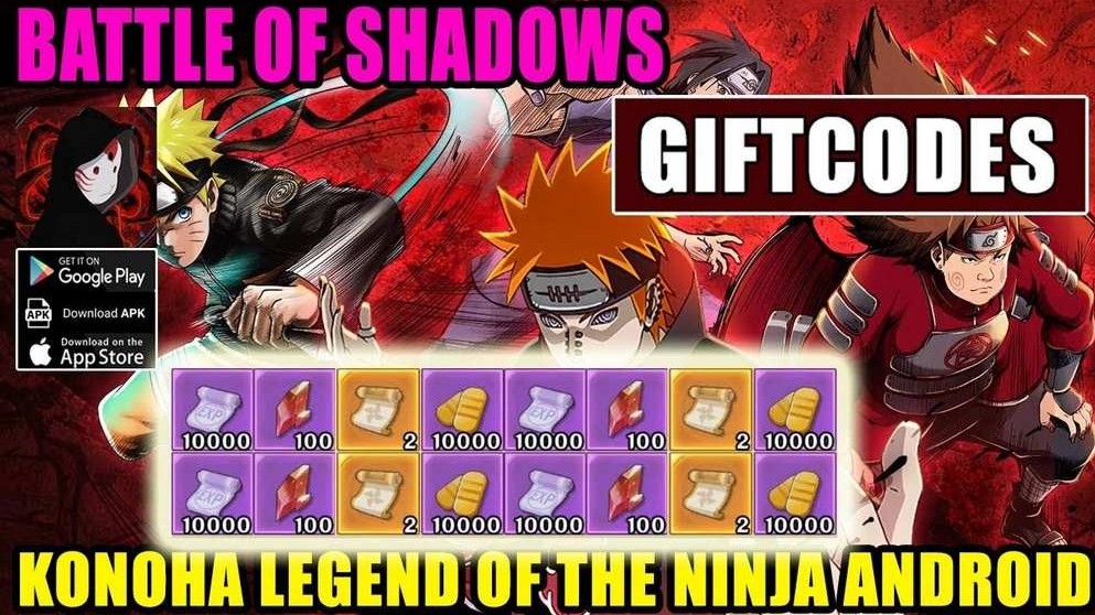 Gift code Konoha: Legend of the Ninja và hướng dẫn cách nhập