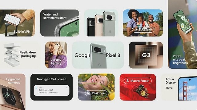 Pixel 8 và Pixel 8 Pro: Chiếc điện thoại thuần Google mới nhất có gì nổi bật
