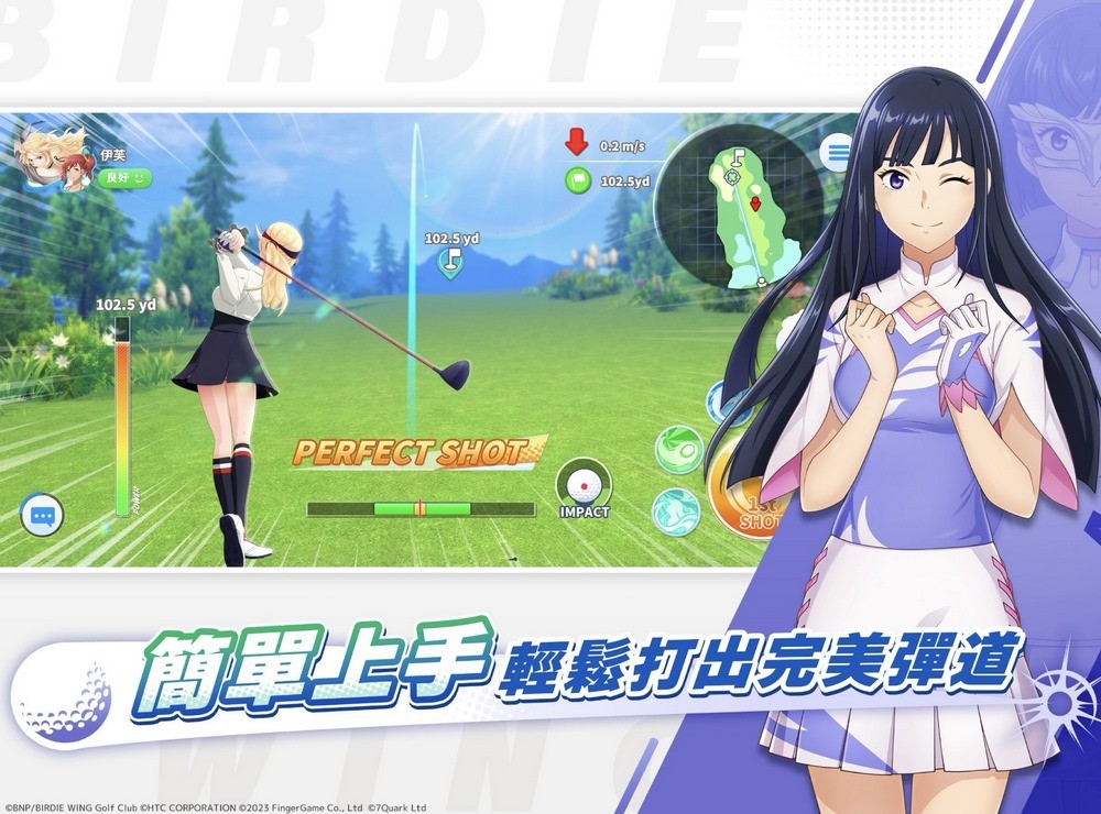Birdie Wing: Let’s Swing - Tựa game đánh golf chuyển thể từ Anime cùng tên