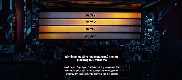 Kingston tung ra thiết kế mới của dòng RAM FURY Renegade DDR4