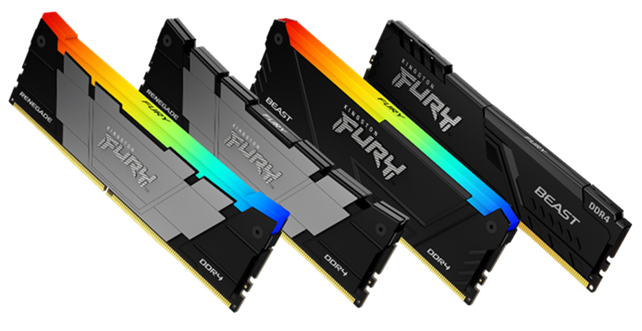 Bộ nhớ UDIMM FURY DDR4 của Kingston ra mắt diện mạo mới