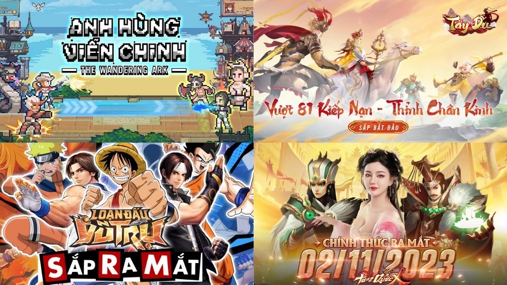 Top game mobile Việt ra mắt tháng 11/2023 mới nhất