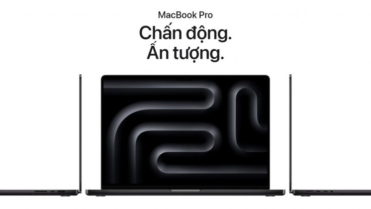 MacBook Pro 14 inch và 16 inch ra mắt với chip M3 series mới