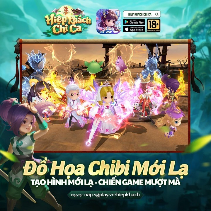 Hiệp Khách Chi Ca: Game kiếm hiệp chibi cực hot sắp ra mắt tại Việt Nam