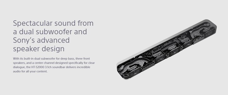 Sony HT S2000: Soundbar có chất âm mạnh mẽ, đáng để trải nghiệm
