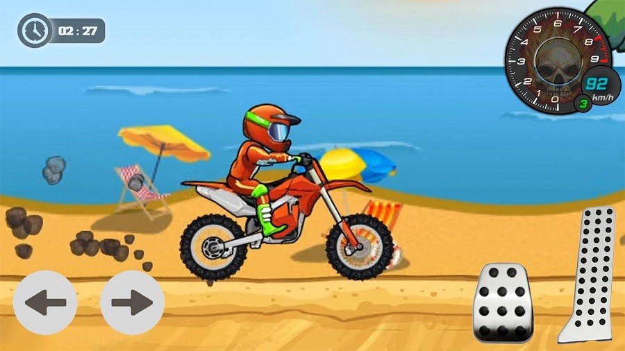 Game Poki đua xe - Moto X3M