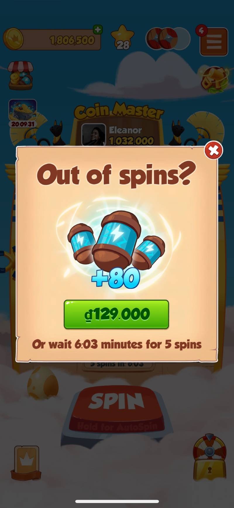 Cách tăng lượt Spin Coin Master miễn phí mới nhất 2023