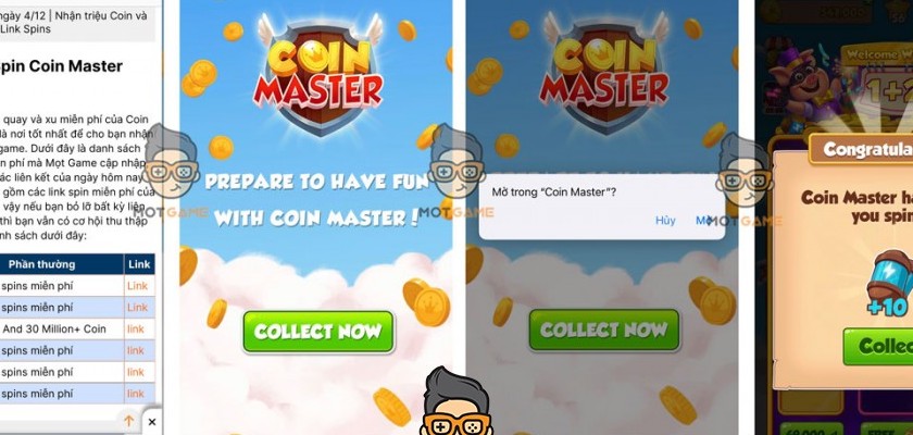Code Coin Master 9/12 nhận Link Spins miễn phí mới nhất hôm nay