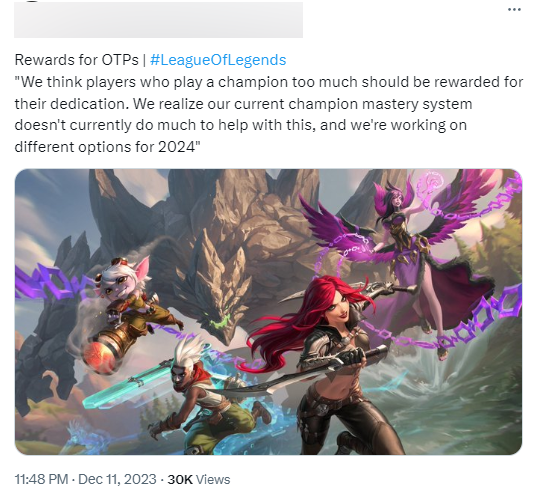 LMHT: Riot Games cho biết sẽ có biện pháp khẩn cho tính năng 