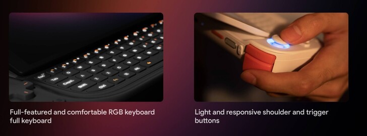 Ayaneo Slide: Máy chơi game cầm tay có bàn phím trượt