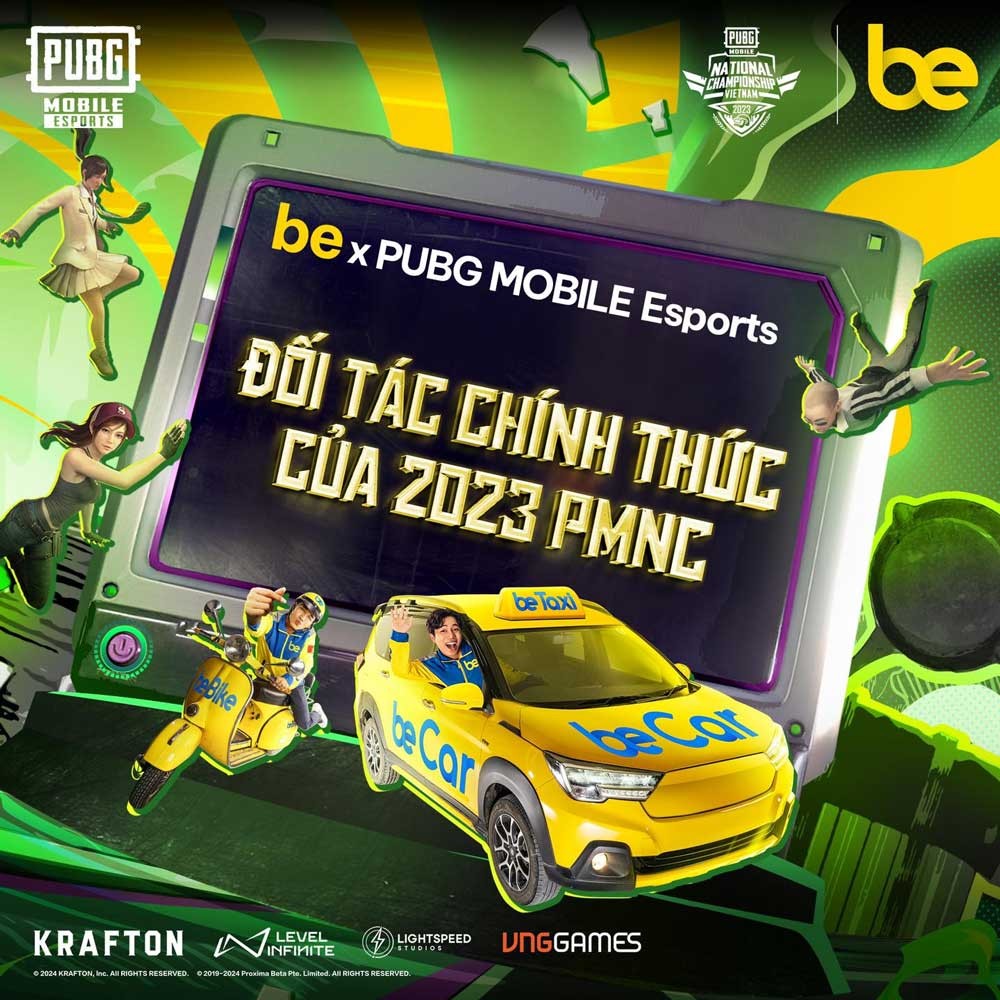 Be Group trở thành đối tác ứng dụng chính thức của giải đấu PUBG Mobile lớn nhất Việt Nam - 2023 PUBG Mobile National Championship