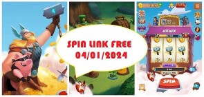 Nhận Spin Link Coin Master Miễn Phí Hôm Nay 4/1/2024