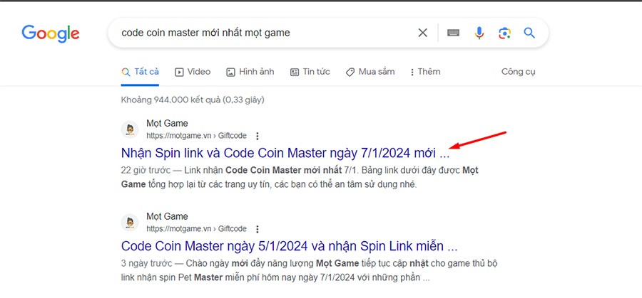 Link nhận code và Spin Coin Master 24/1/2024 miễn phí mới nhất