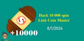 Hack Coin Master 10 000 Spin Link ngày  8/1/2024 Android và IOS mới nhất