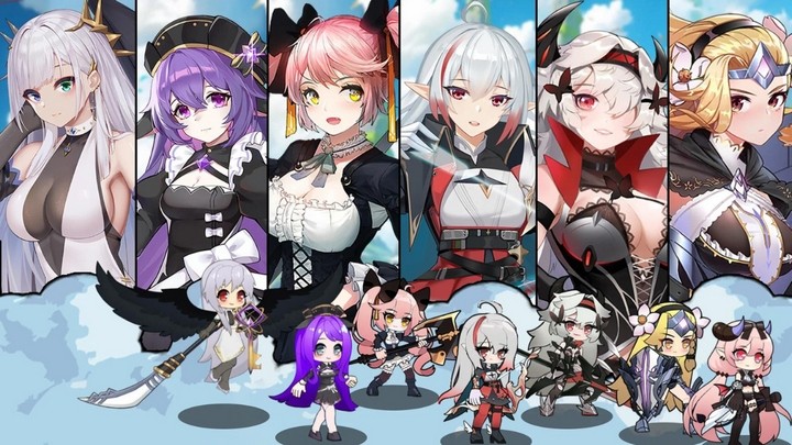 Own a collection of hot waifu girls in Ark Battle Girls