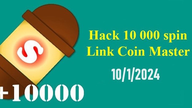Hack Coin Master 10 000 Spin Link ngày 10/1/2024 Android và IOS mới nhất