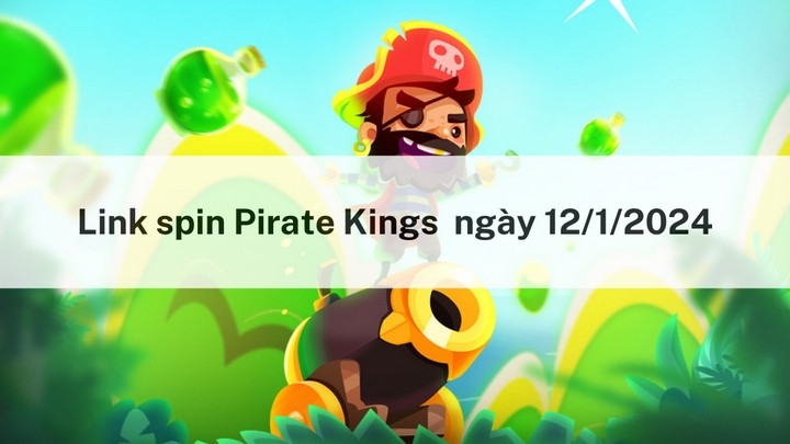 Get free spins today January 12, 2024 in Pirate Kings