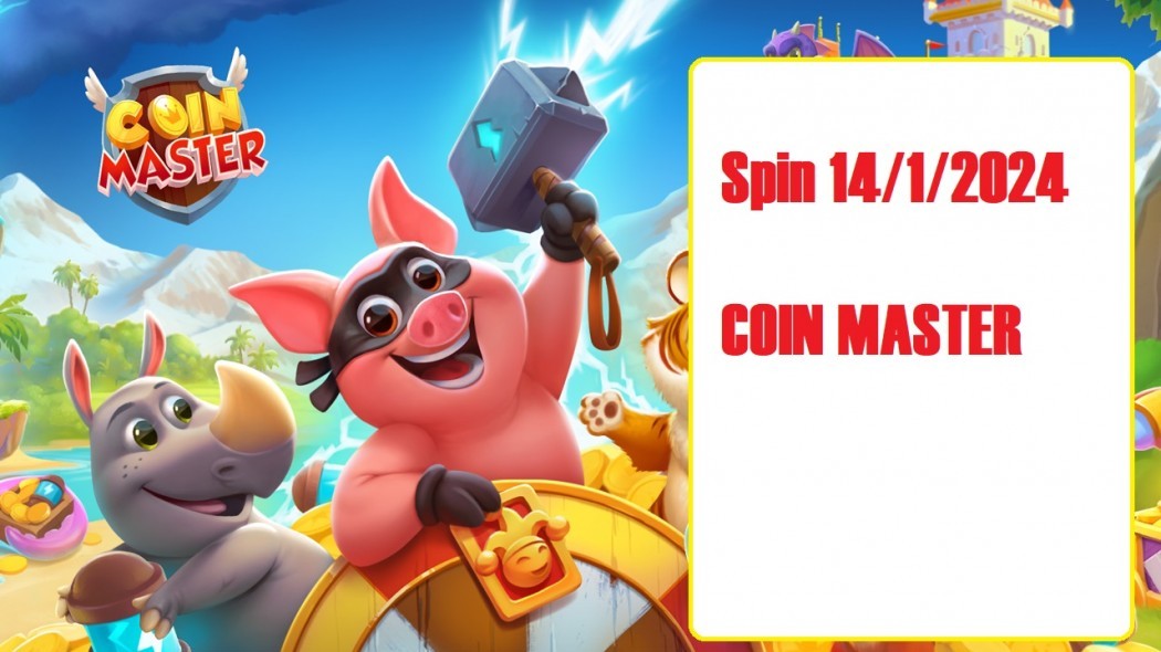 Nhận Spin Link Coin Master 14/1 miễn phí hôm nay