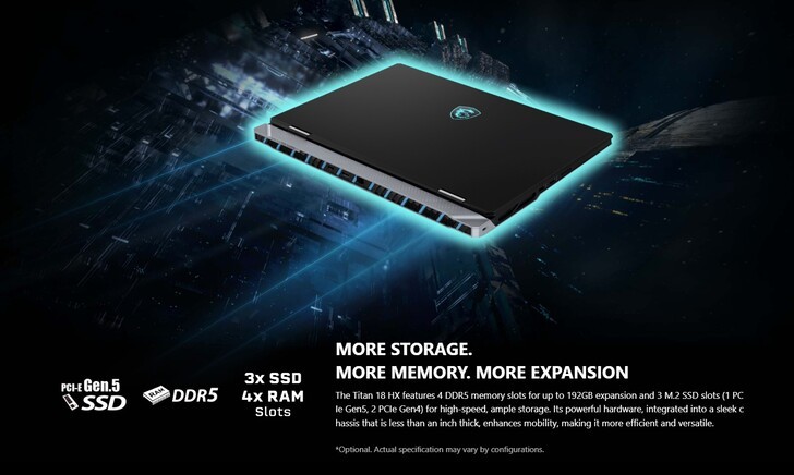 MSI Titan 18 HX: Vị thế "anh cả" của dòng Gaming Laptop siêu cao cấp