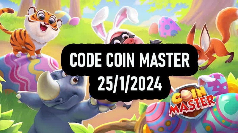 Nhận Spin link Coin Master miễn phí hôm nay ngày 25/1