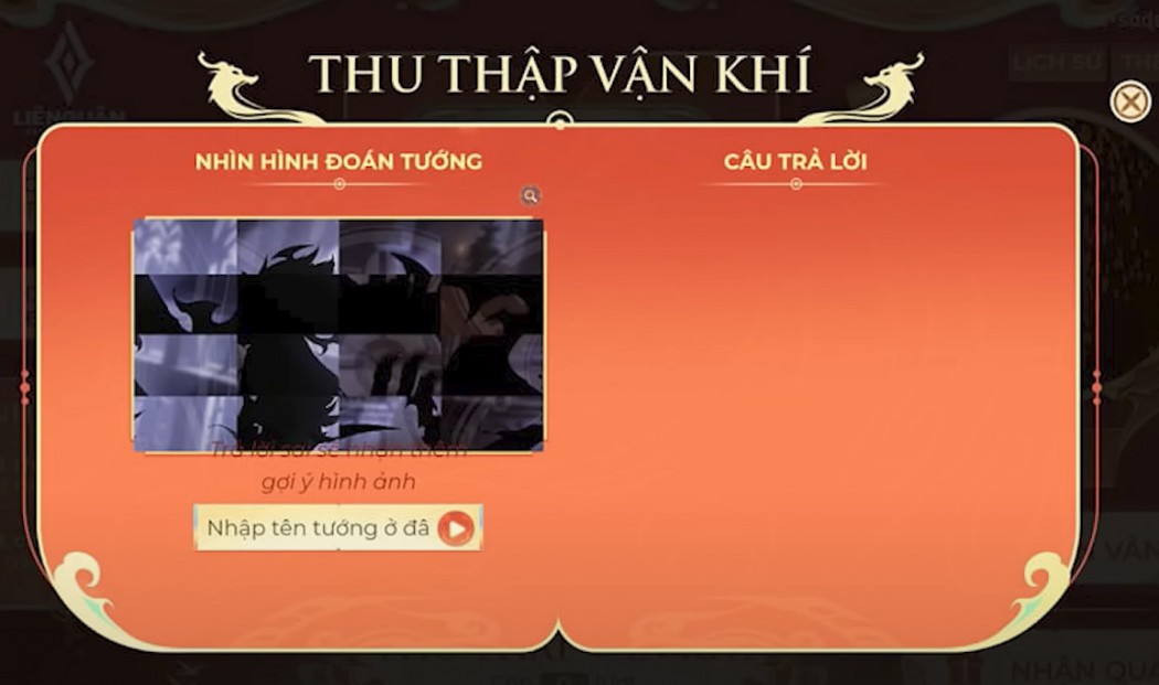 Đáp án Thu Thập Vận Khí Liên Quân mới nhất hôm nay 27/1