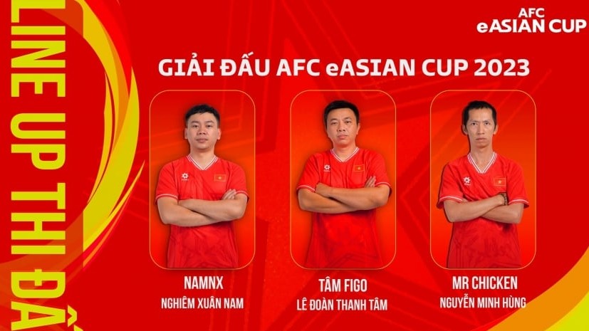 Bảng xếp hạng AFC eAsian Cup 2023 - eAC23 mới nhất