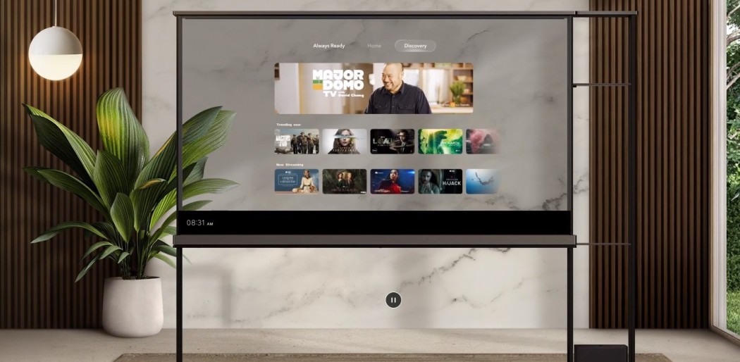 LG Signature OLED T: Tivi màn hình trong suốt của tương lai