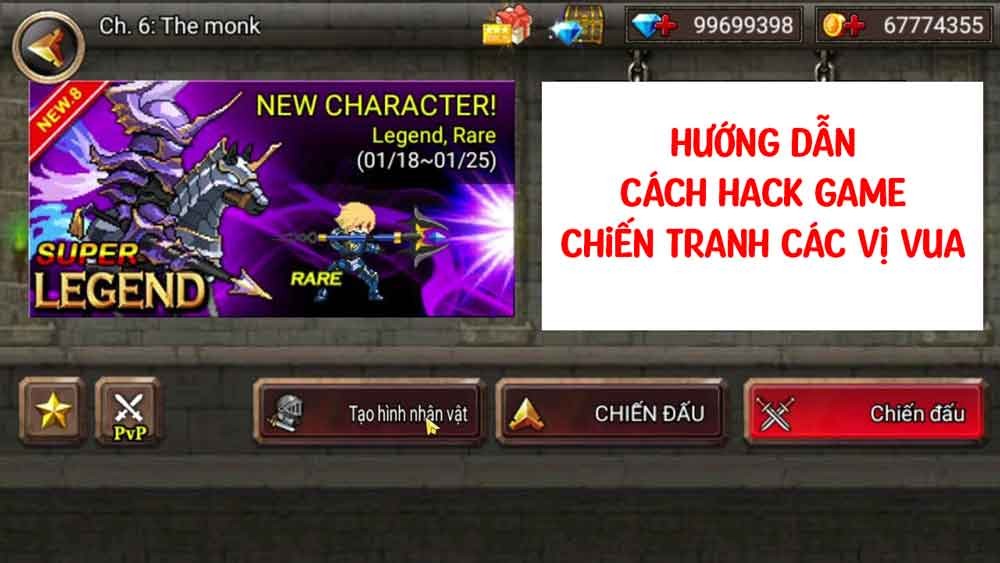 How to hack the game War of Kings - MOD download link (Unlimited money)