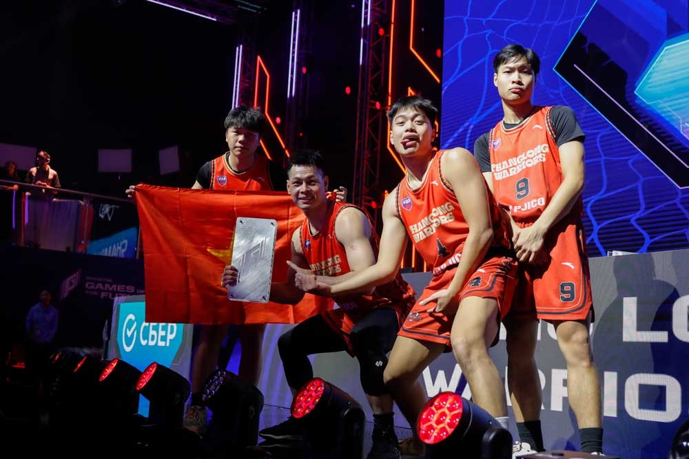 Bóng rổ thể chất số Việt Nam vô địch Games of The Future 2024 - Phygital Basketball Invitational