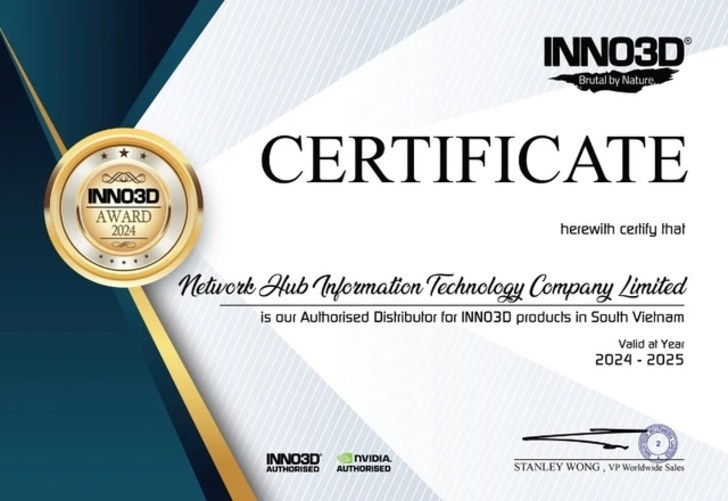 Thương hiệu card đồ họa INNO3D đã chọn nhà phân phối sản phẩm mới !