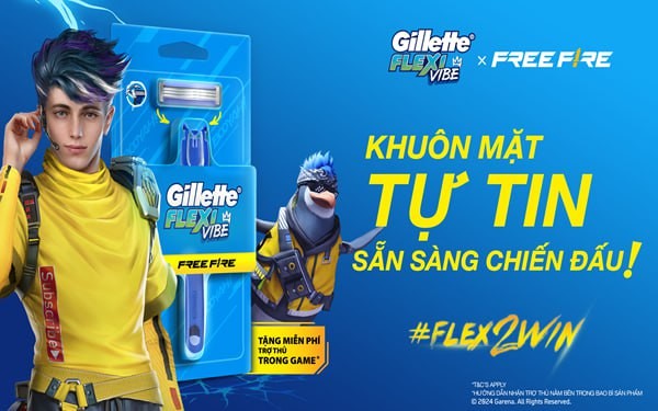 Gillette hợp tác với Garena Free Fire ra mắt phiên bản giới hạn – Khuôn mặt tự tin sẵn sàng chiến đấu