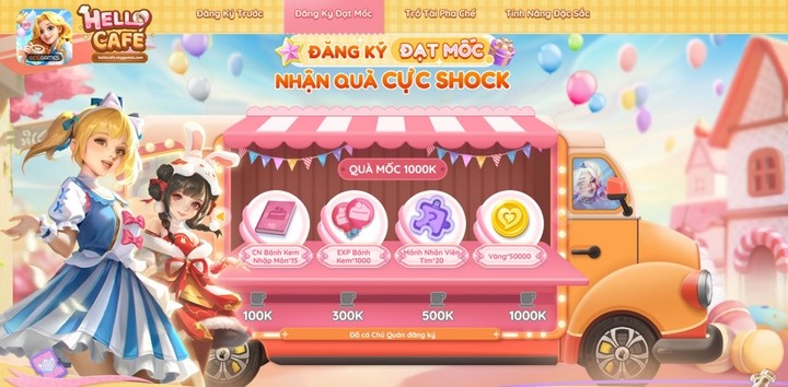 Hello Café  - Tựa game tạo trend khắp Đông Nam Á chính thức mở đăng ký tại Việt Nam
