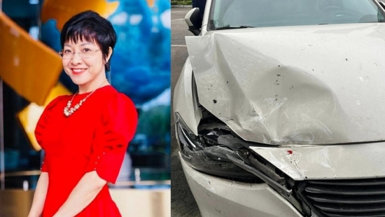 MC Thảo Vân bất ngờ bị tai nạn giao thông, đọc tin nhắn của con trai mà rơi nước mắt