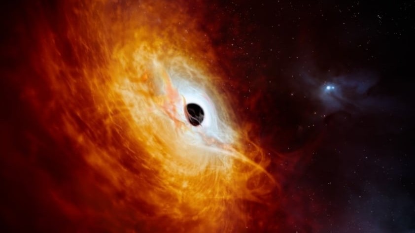 Hố đen khổng lồ sáng hơn Mặt trời 500 tỷ lần có thể nuốt chửng, thiêu đốt mọi thứ