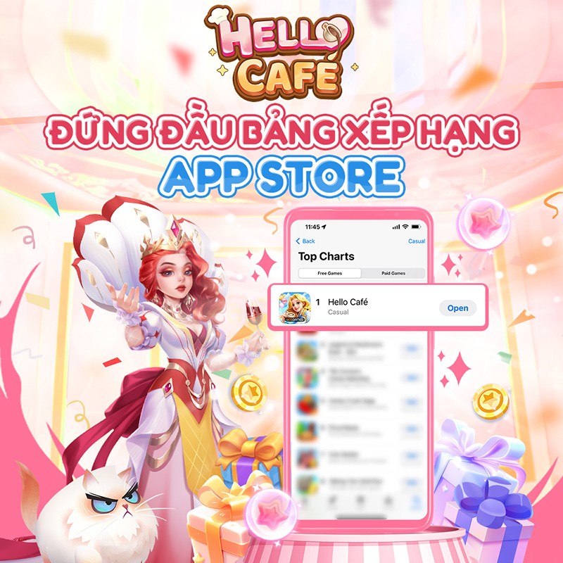 Vì sao Hello Café đạt thành tích 7 ngày liên tiếp top 1 BXH App Store?