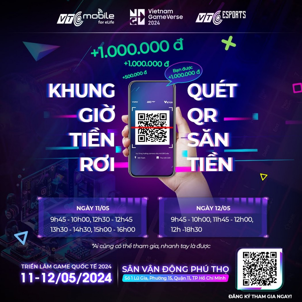 VTC Mobile và “cơn mưa” quà tặng game thủ tại VietnamGameverse 2024