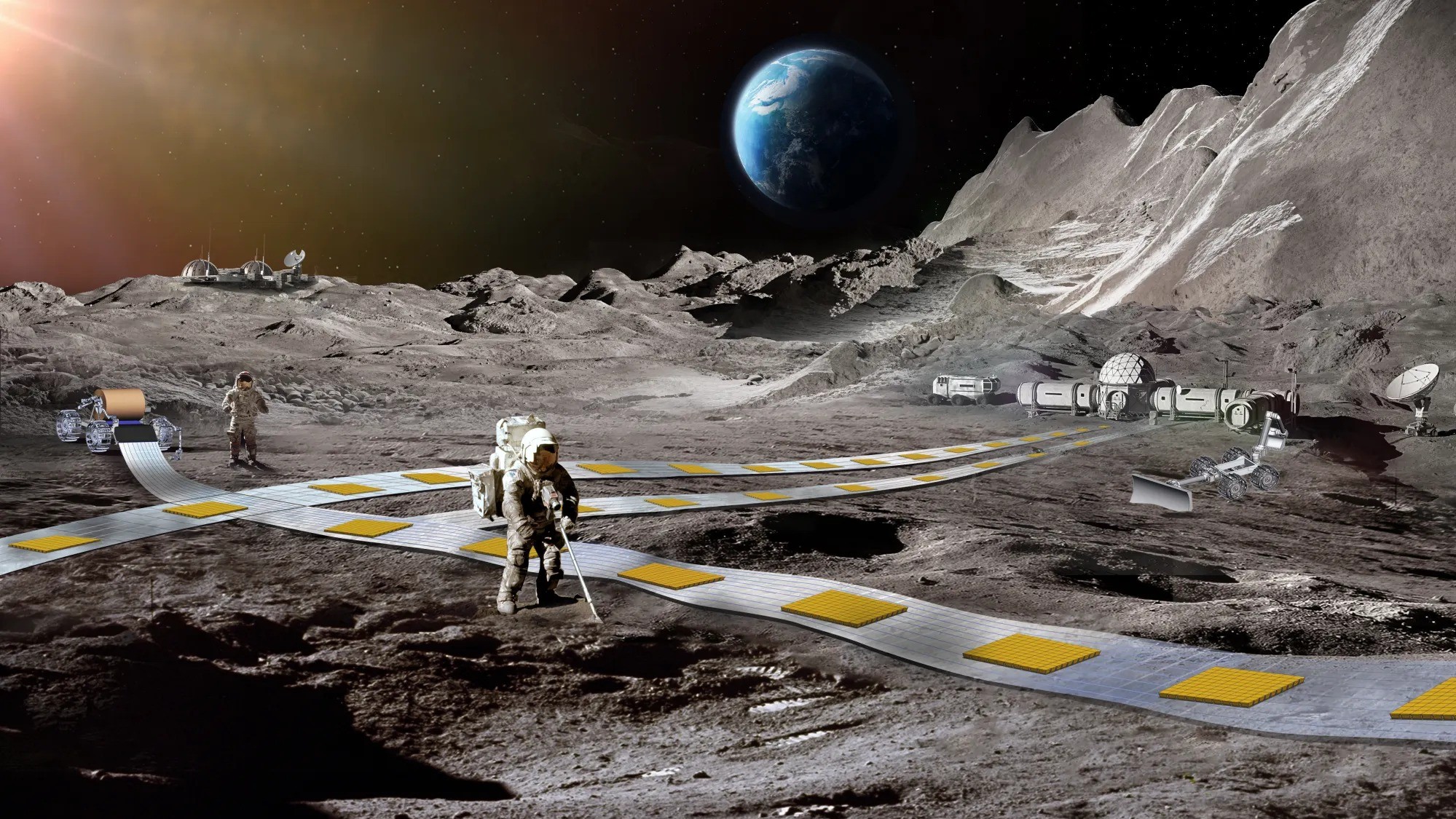 NASA tuyên bố sẽ có đường sắt xuất hiện trên mặt trăng vào năm 2030?