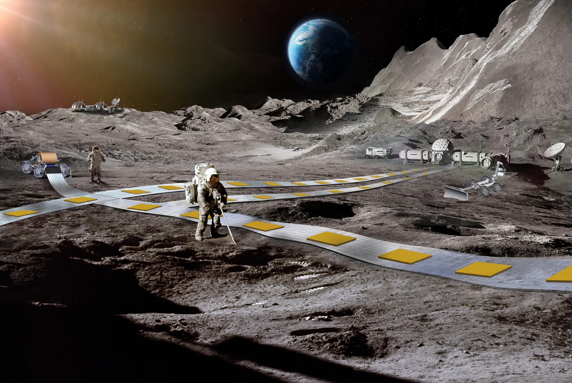 NASA tuyên bố sẽ có đường sắt xuất hiện trên mặt trăng vào năm 2030!