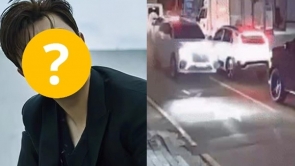 Lộ video ghi lại cảnh ca sĩ Hàn Quốc nổi tiếng lái xe Bentley gây tai nạn rồi bỏ trốn