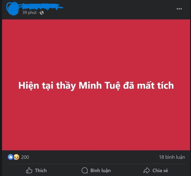 Thầy Thích Minh Tuệ đã mất tích?