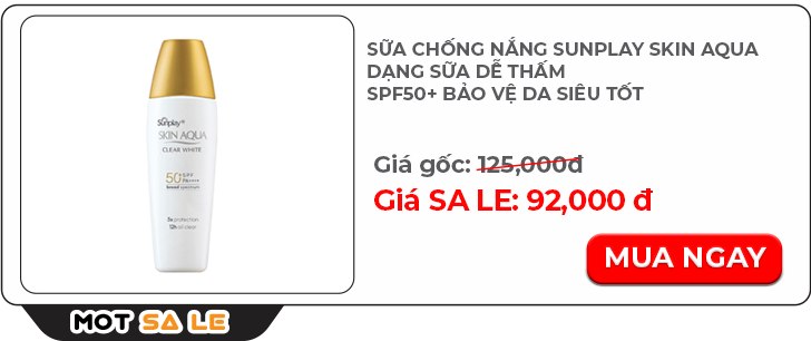 Mách bạn những dòng kem chống nắng cực xịn với giá chỉ từ vài ly trà sữa