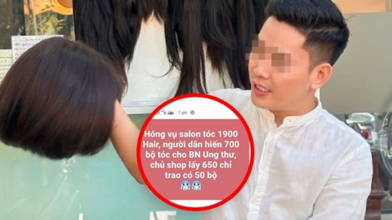 Phẫn nộ: Salon tuyên bố hiến tặng 700 bộ tóc giả nhưng biển thủ 650 bộ đem bán!