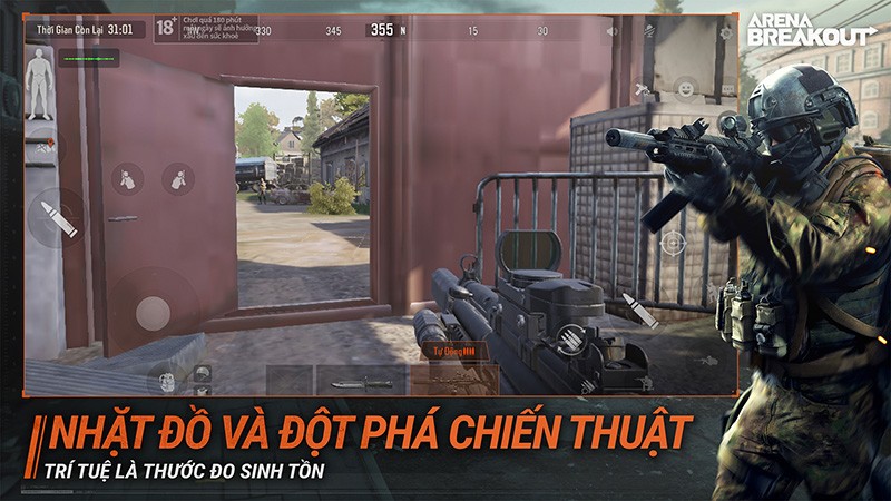 Siêu phẩm FPS trí tuệ Arena Breakout chuẩn bị cập bến làng game Việt