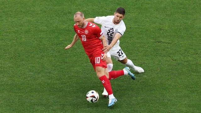 Sao Man United tỏa sáng, Đan Mạch cầm hòa đáng tiếc trước Slovenia tại bảng C Euro 2024