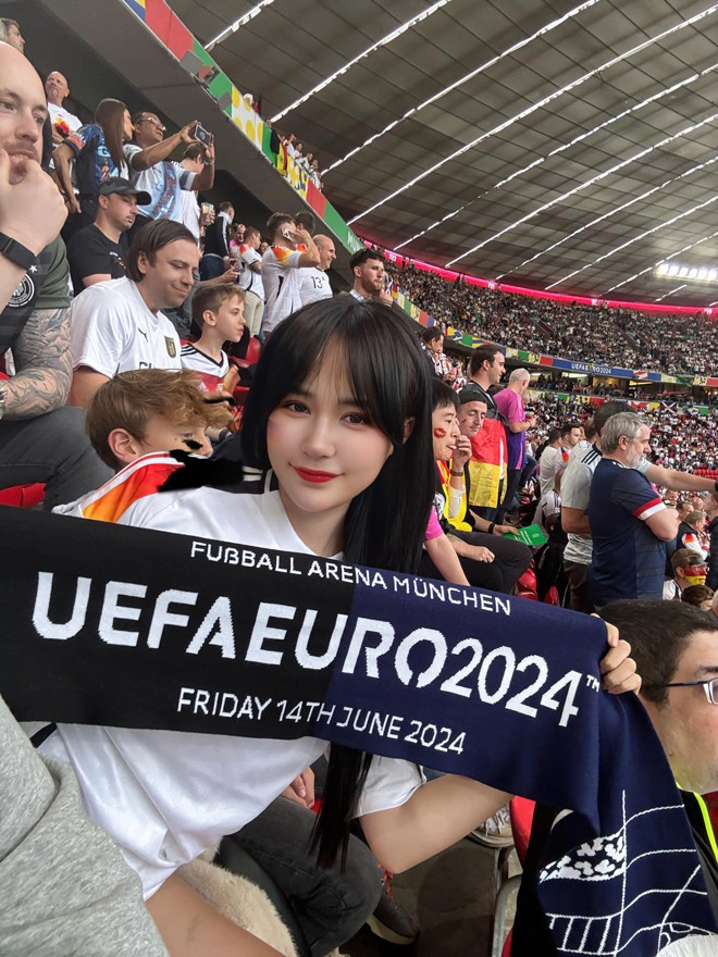 Hot girl Việt chi hơn 200 triệu đồng sang Đức cổ vũ Euro 2024