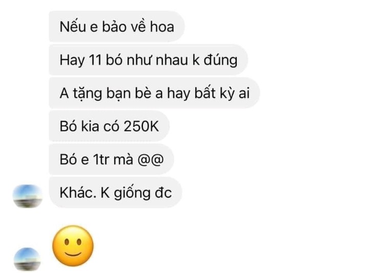 Lộ đoạn tin nhắn của thanh niên mua hoa tặng vợ cùng 10 em gái xinh tươi khiến ai nấy đều bái phục