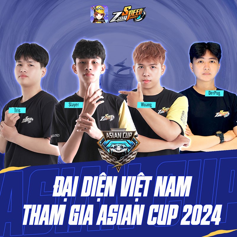 Đại diện ZingSpeed Mobile Việt Nam sẵn sàng cho Asian Cup 2024