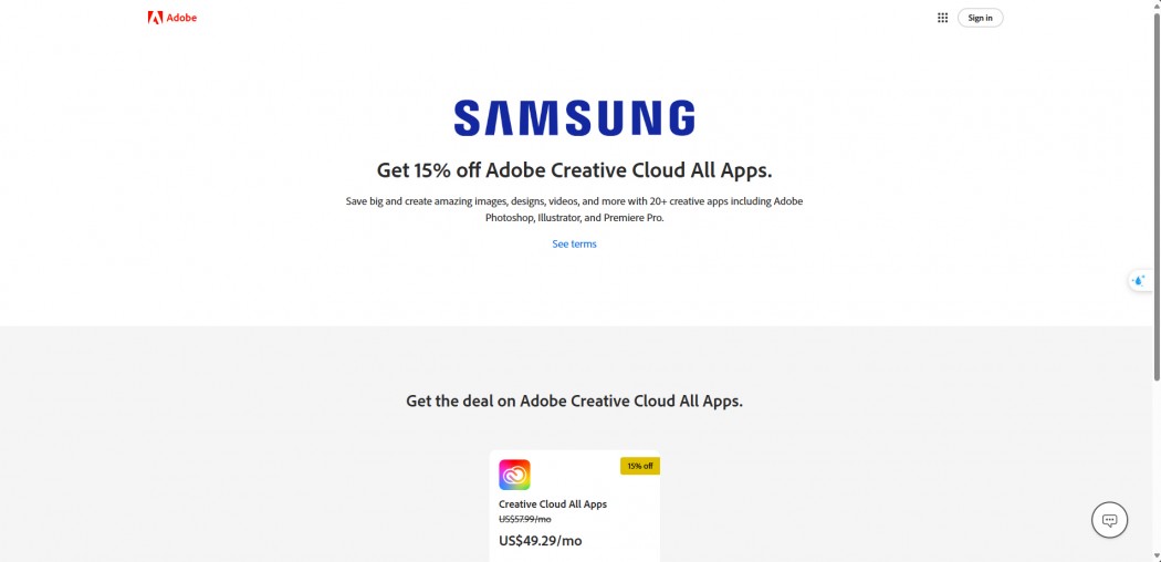 Adobe giảm giá 15% cho Samsung sau sự cố sử dụng phần mềm lậu!