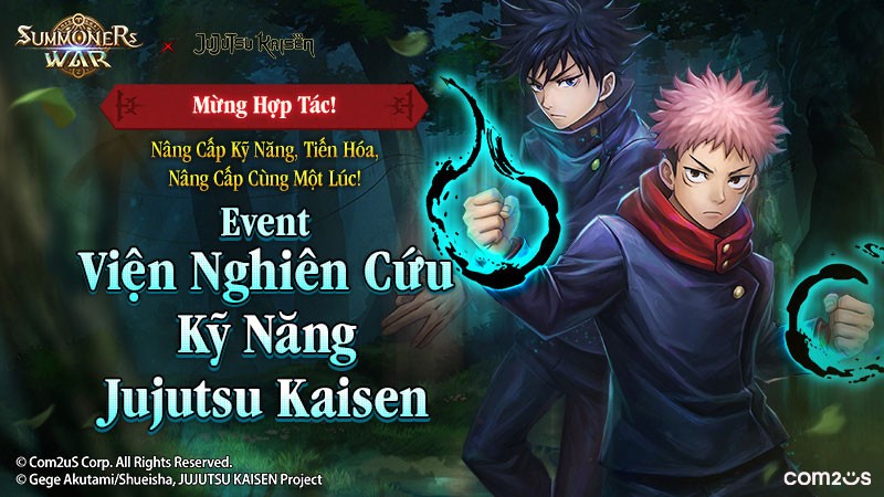 Kỷ niệm 10 năm, Summoners War hợp tác với Jujutsu Kaisen ra mắt tướng mới