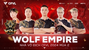 Bảo vệ thành công ngôi vị tại CFVL 2024 Mùa 2, Wolf Empire vô địch lần thứ 6